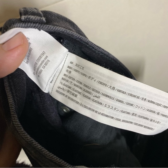 NWOT Abercrombie & Fitch High Rise Dad Jean Cross Waist Size 2/26 SHORT - Picture 10 of 10